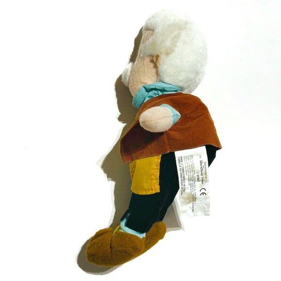 Walt Disney Store Pinocchio Geppetto Plush Doll 8” Bean Bag Toy Old Man Italian - Picture 3 of 16